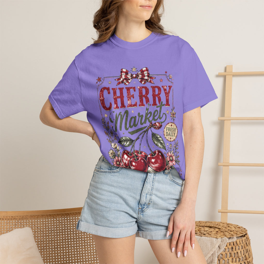 Cherry Market T-Shirt — Sweet Picked Vintage Fruit Graphic Tee