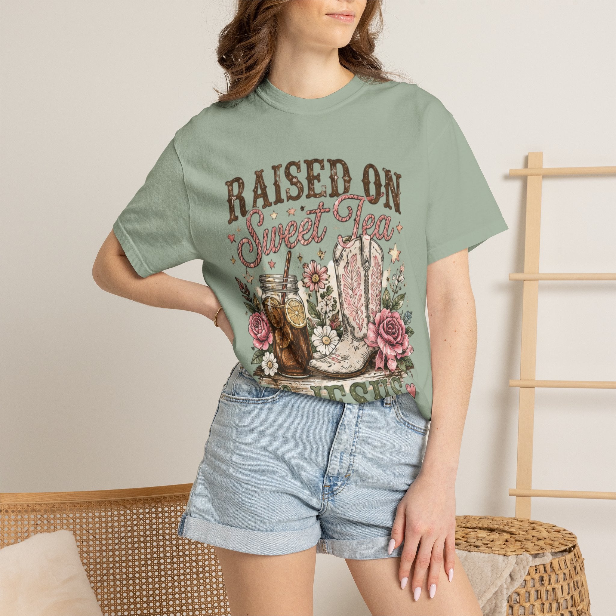 Raised on Sweet Tea & Jesus T-Shirt