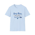 Boy Mom T-Shirt – "Boy Mom Messy Hair Don’t Care" Casual Mom Shirt