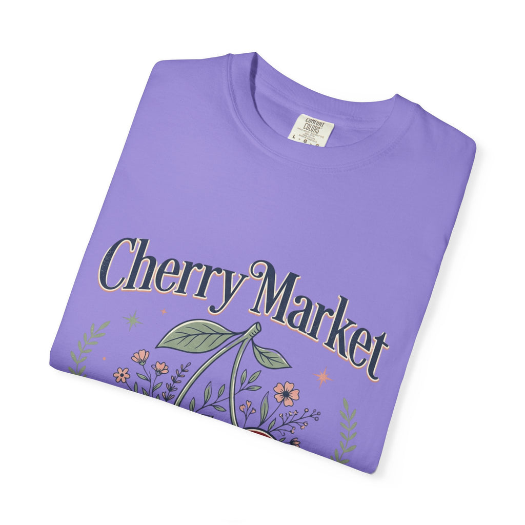 Cherry Market cherries T-shirt | vintage fruit market design