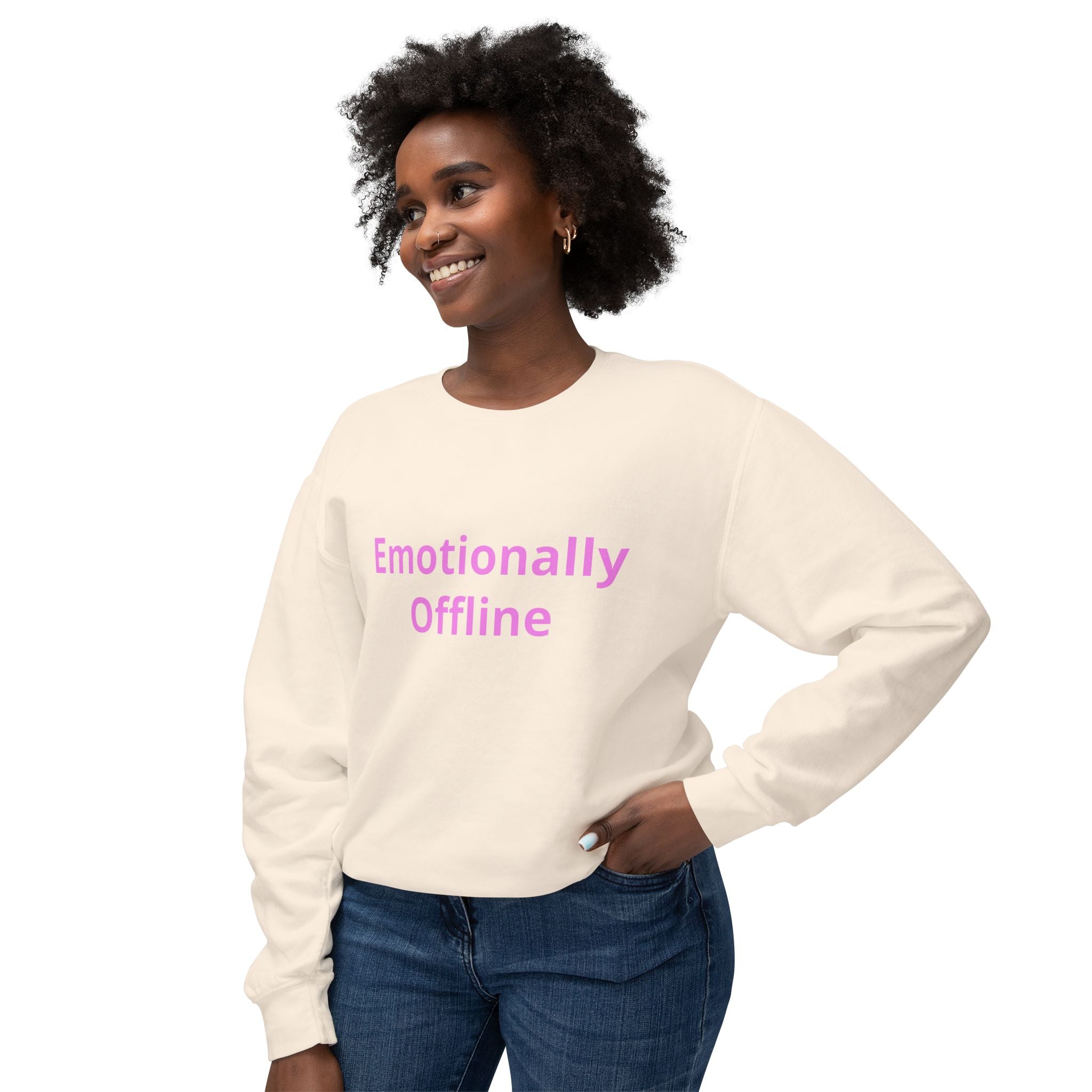 Emotionally Offline Crewneck Sweatshirt