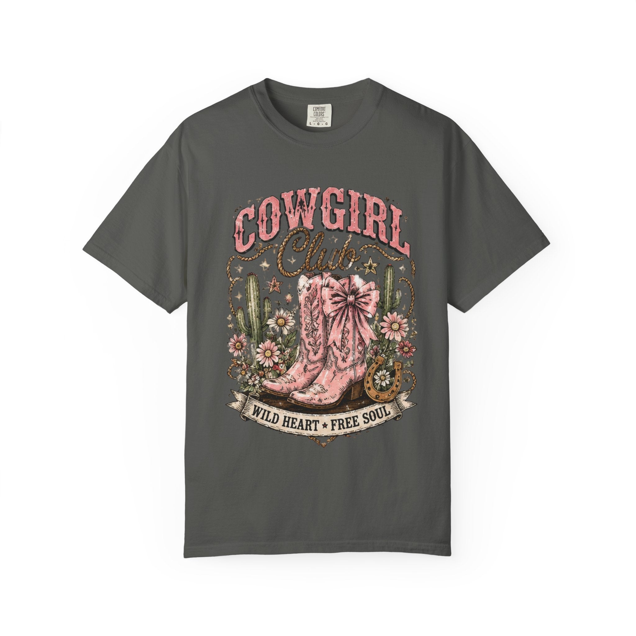 Cowgirl Club T-Shirt – Wild Heart • Free Soul Graphic Tee