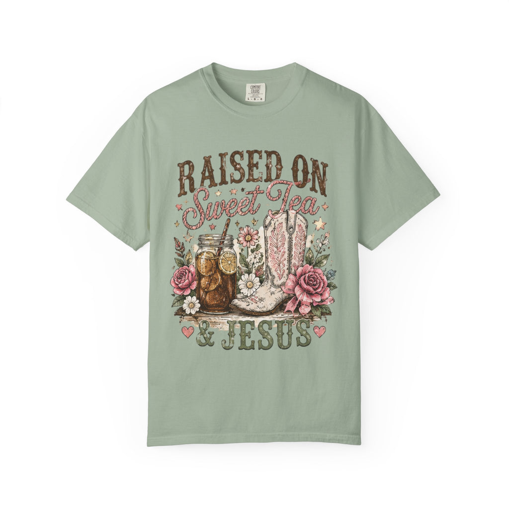 Raised on Sweet Tea & Jesus T-Shirt