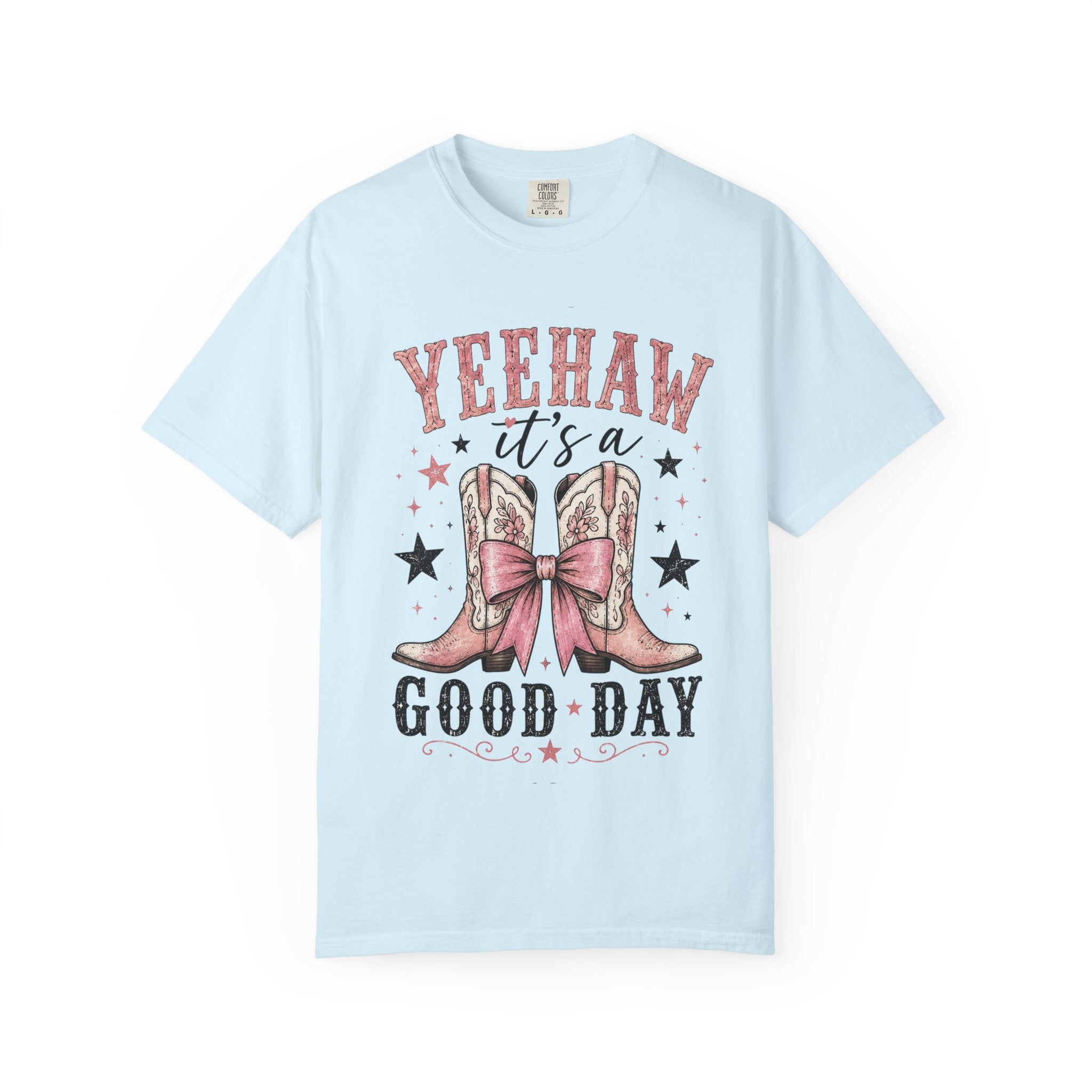 Cowgirl Tee — "Yeehaw It's a Good Day" Graphic T-Shirt
