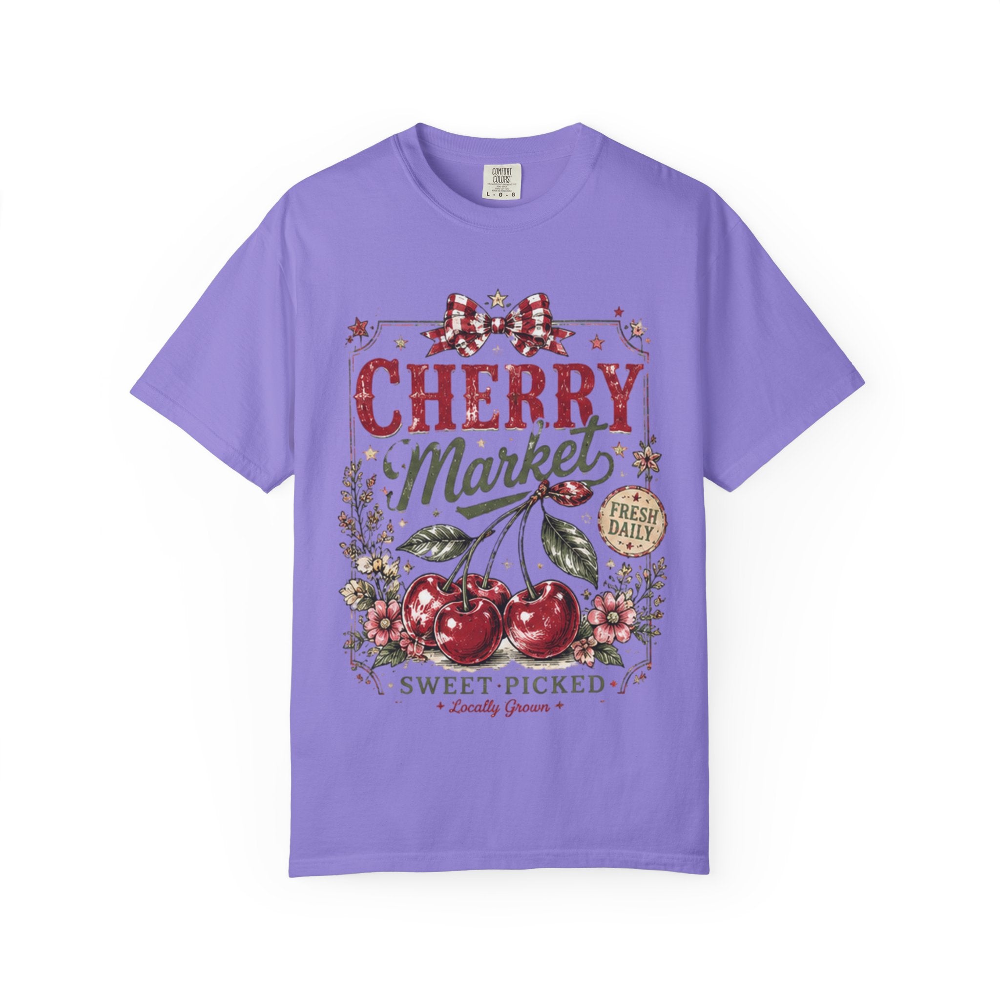 Cherry Market T-Shirt — Sweet Picked Vintage Fruit Graphic Tee