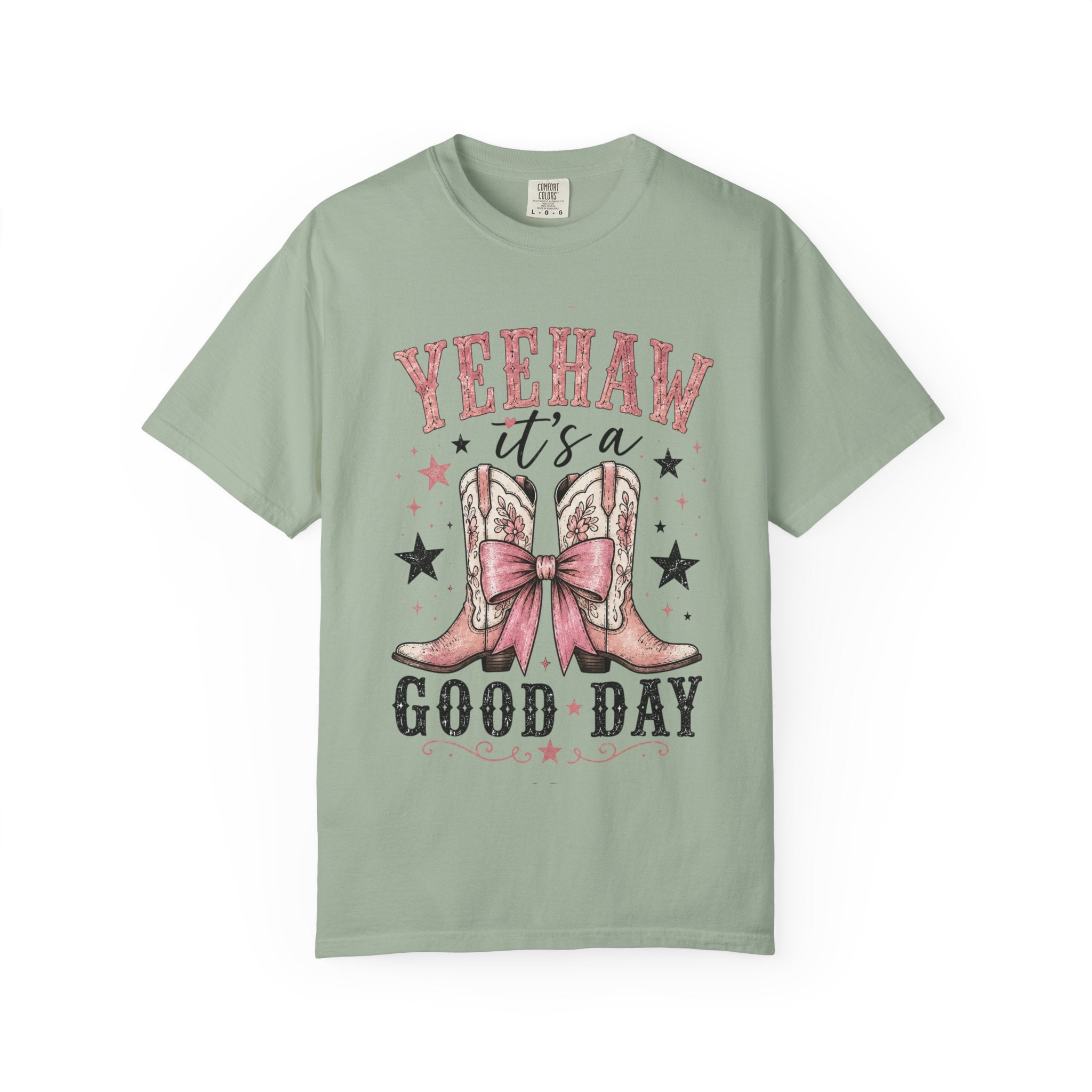 Cowgirl Tee — "Yeehaw It's a Good Day" Graphic T-Shirt