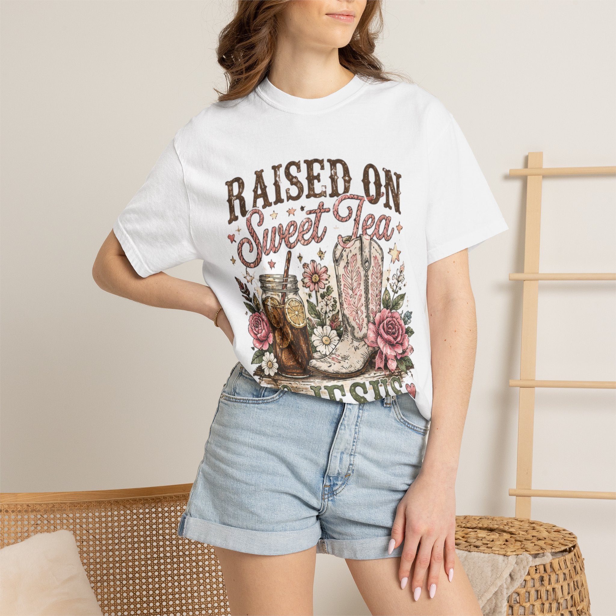 Raised on Sweet Tea & Jesus T-Shirt