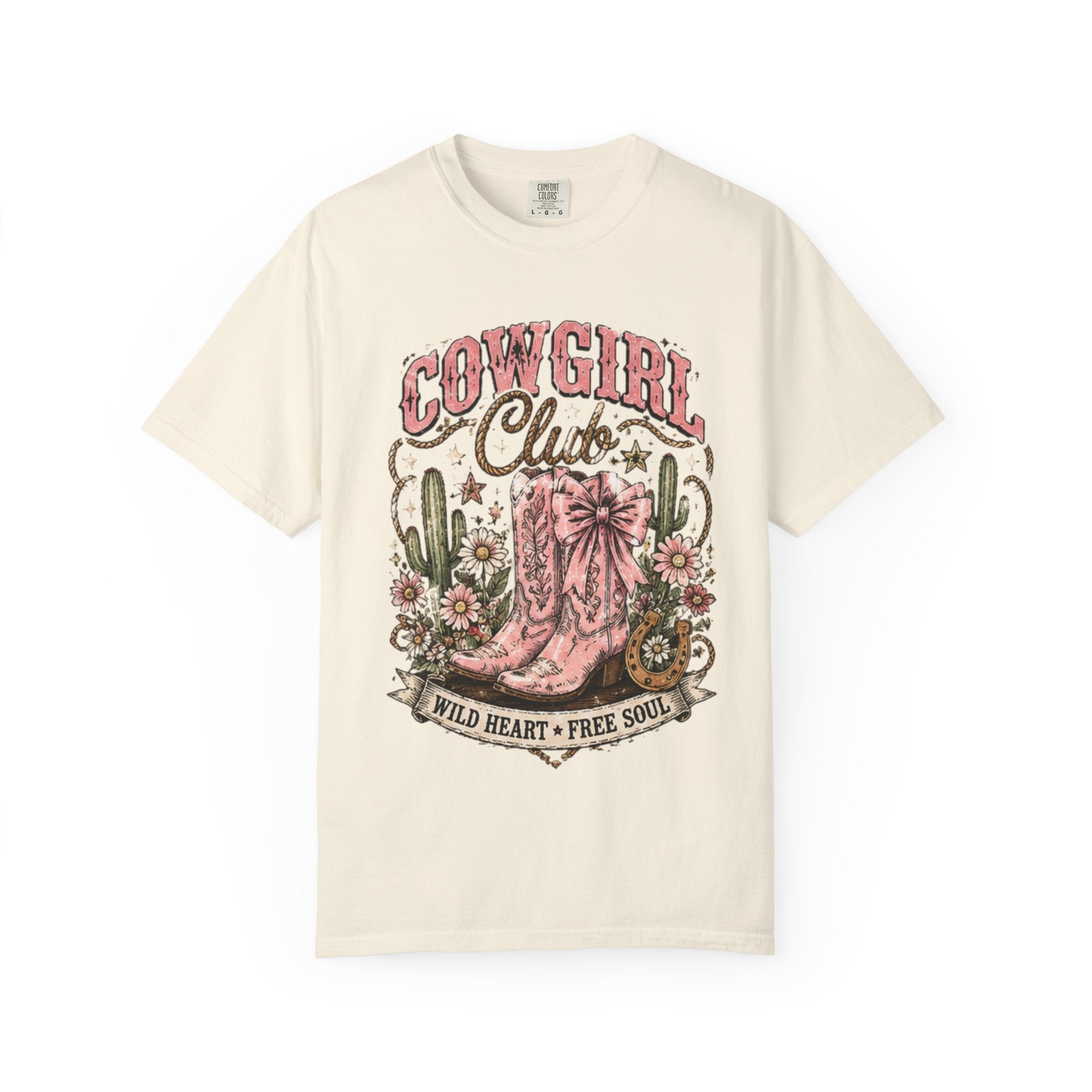 Cowgirl Club T-Shirt – Wild Heart • Free Soul Graphic Tee
