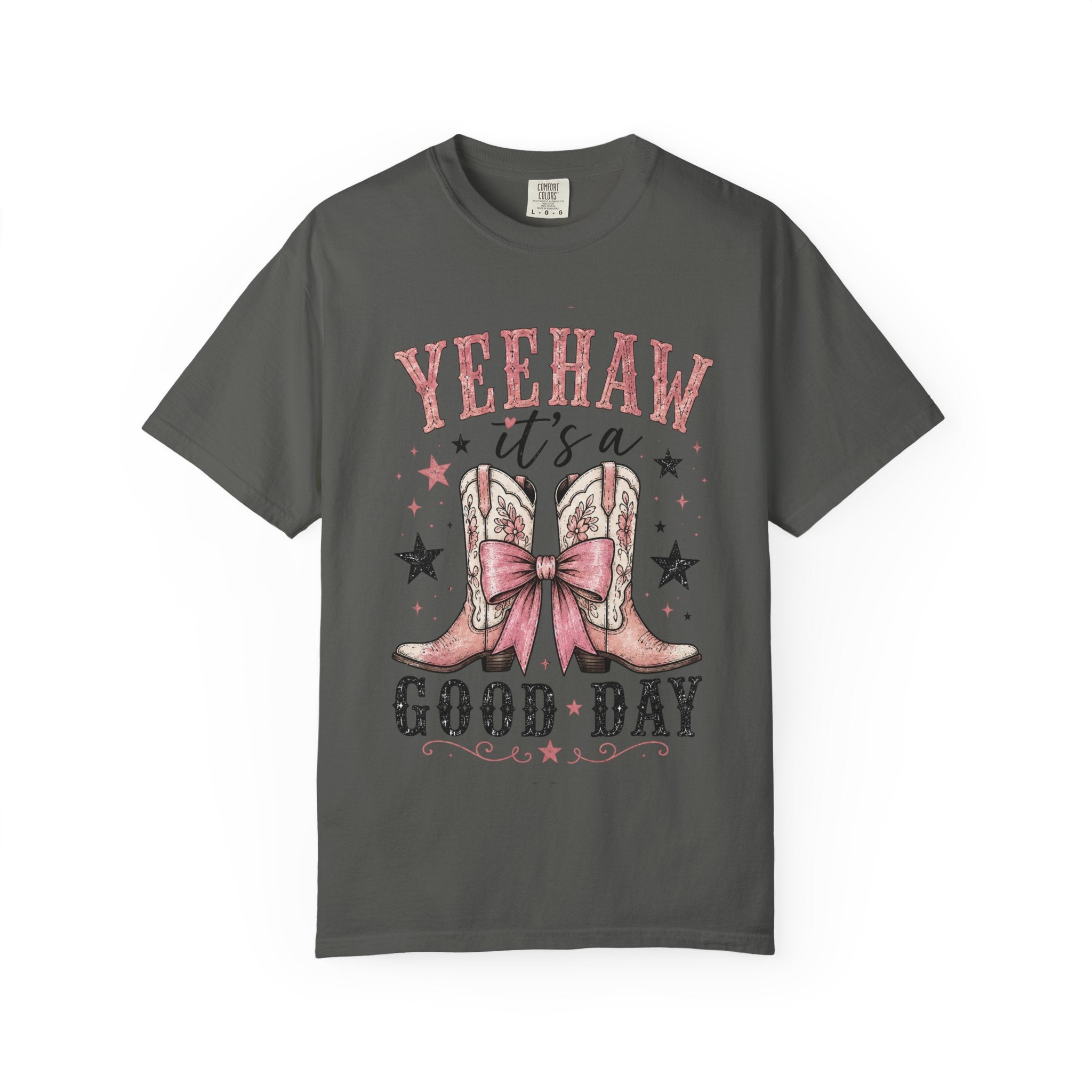 Cowgirl Tee — "Yeehaw It's a Good Day" Graphic T-Shirt