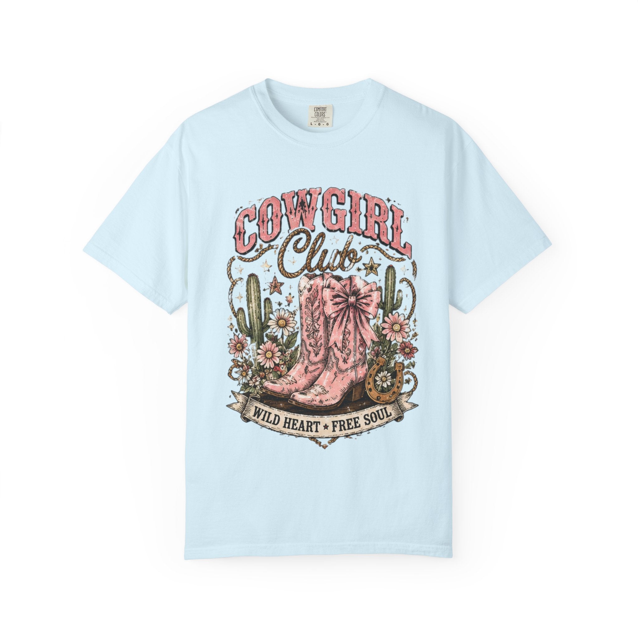 Cowgirl Club T-Shirt – Wild Heart • Free Soul Graphic Tee
