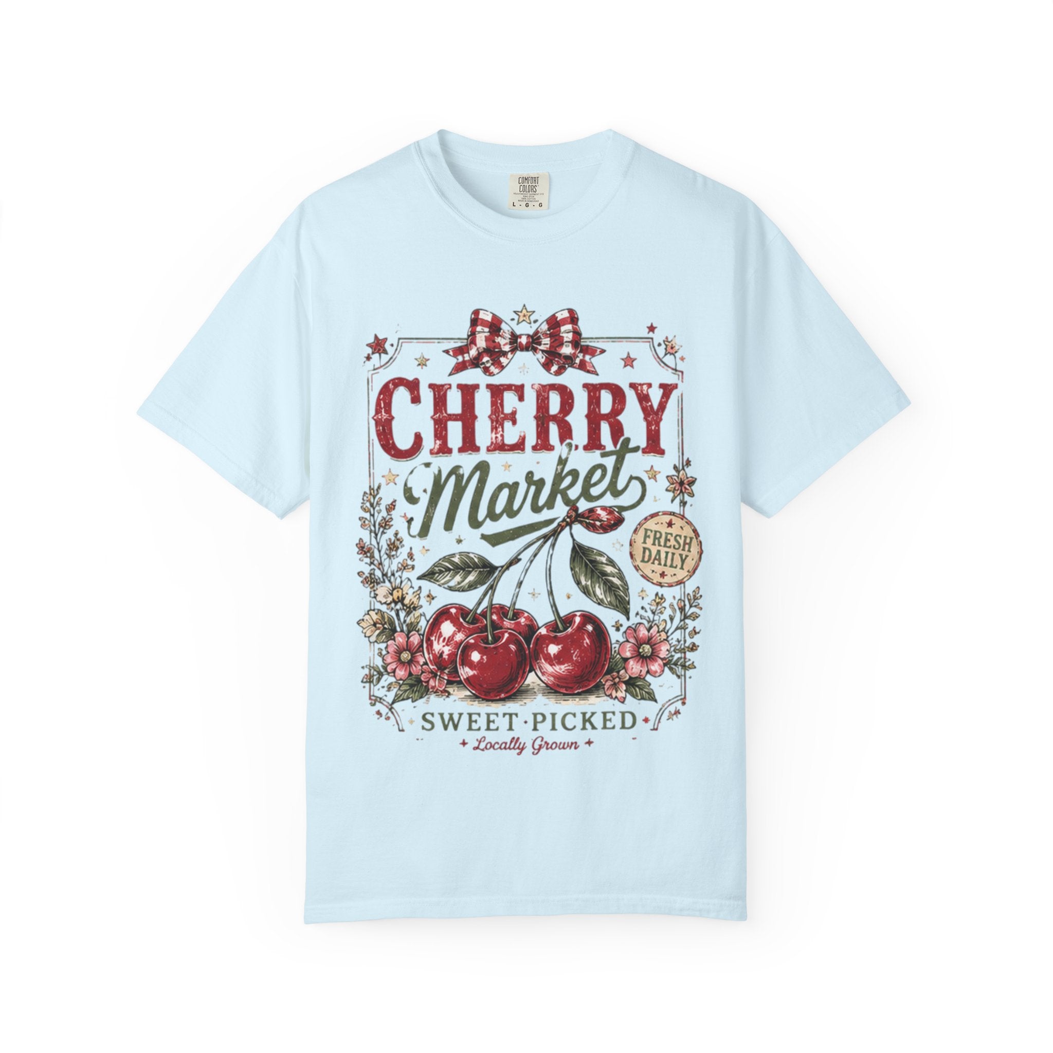 Cherry Market T-Shirt — Sweet Picked Vintage Fruit Graphic Tee