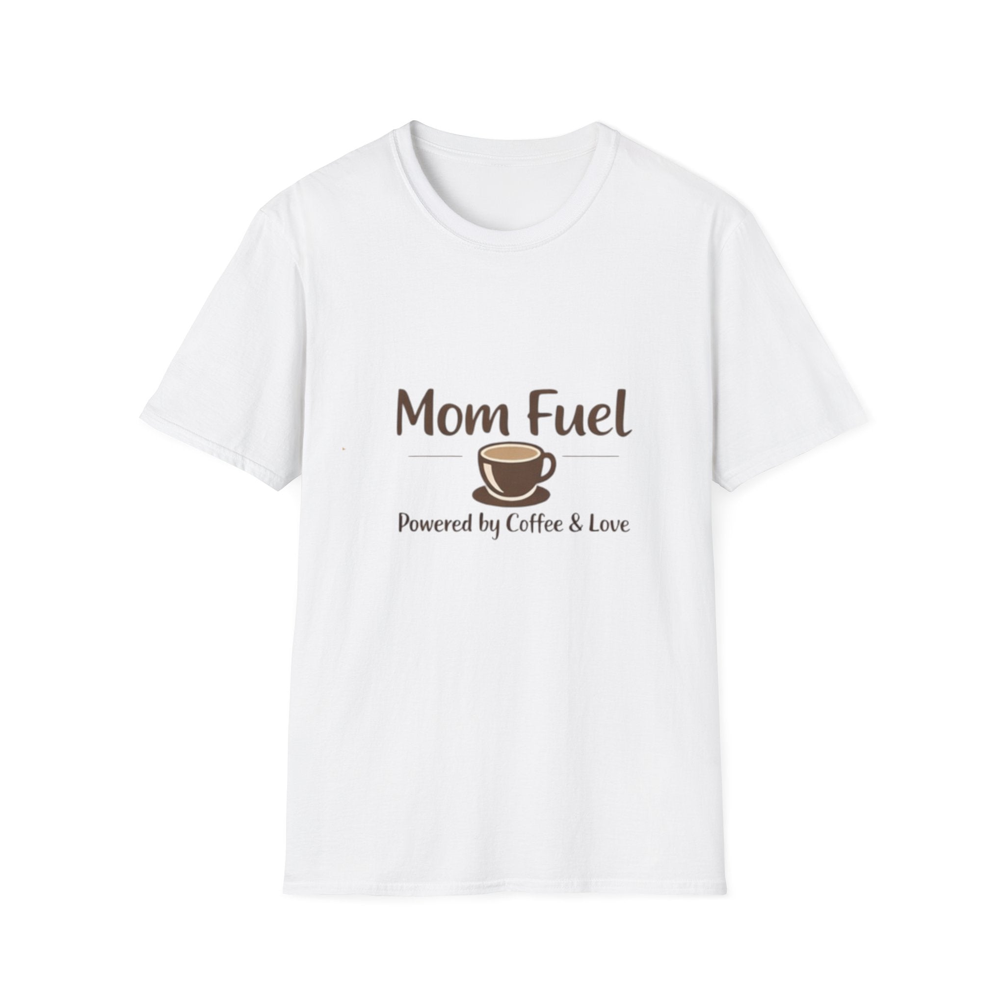 Mom Fuel T-Shirt – "Powered by Coffee & Love" Coffee Mom Tee
