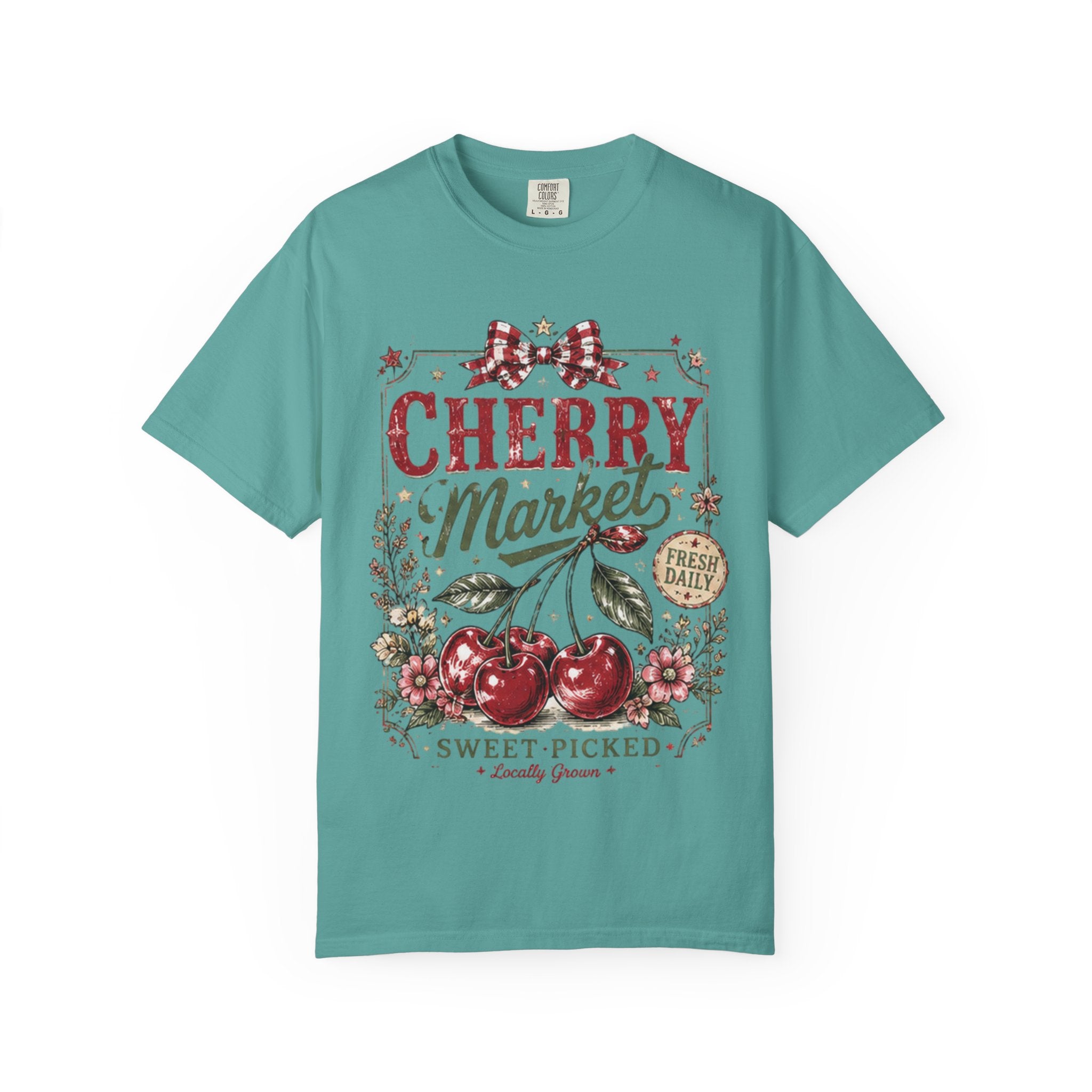 Cherry Market T-Shirt — Sweet Picked Vintage Fruit Graphic Tee