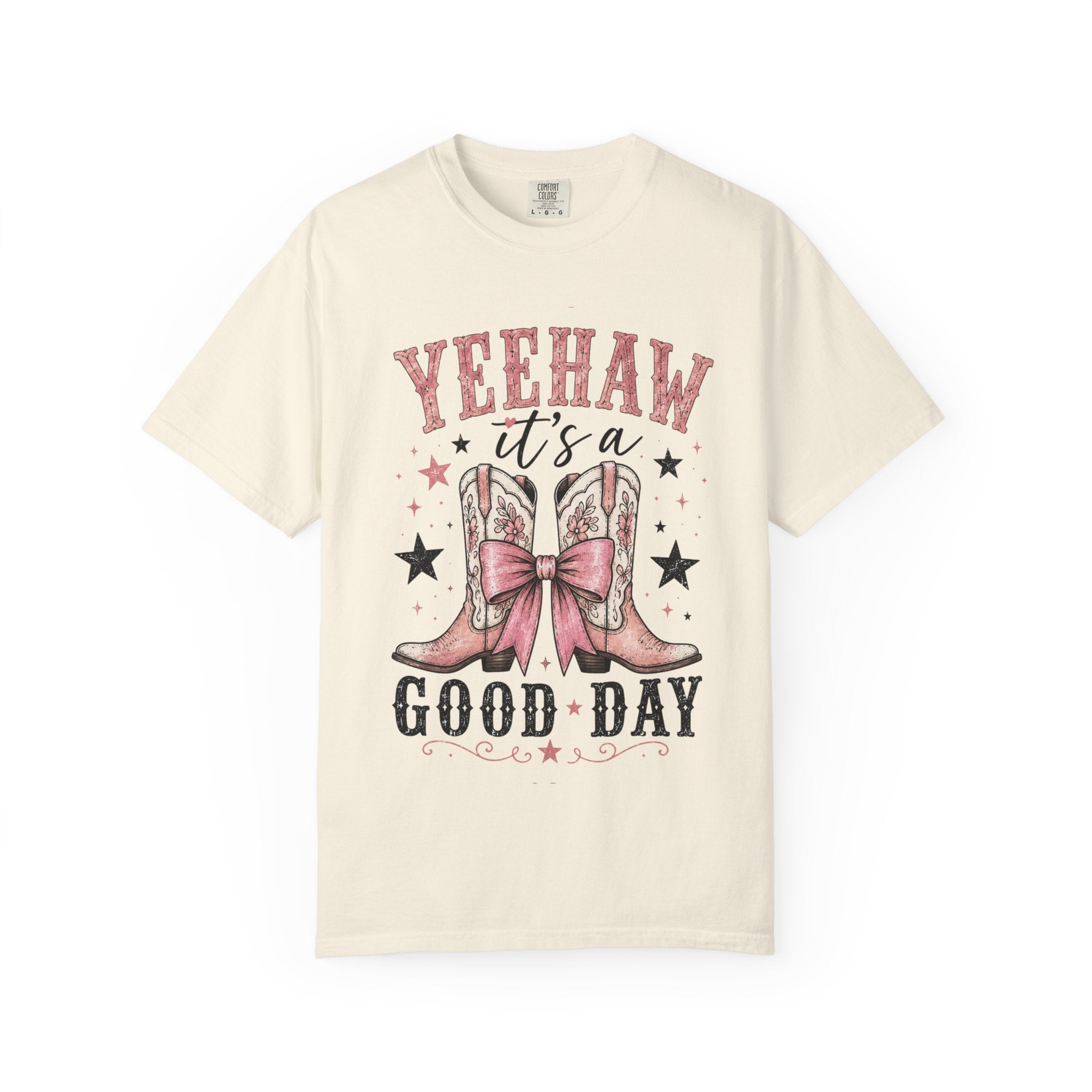 Cowgirl Tee — "Yeehaw It's a Good Day" Graphic T-Shirt
