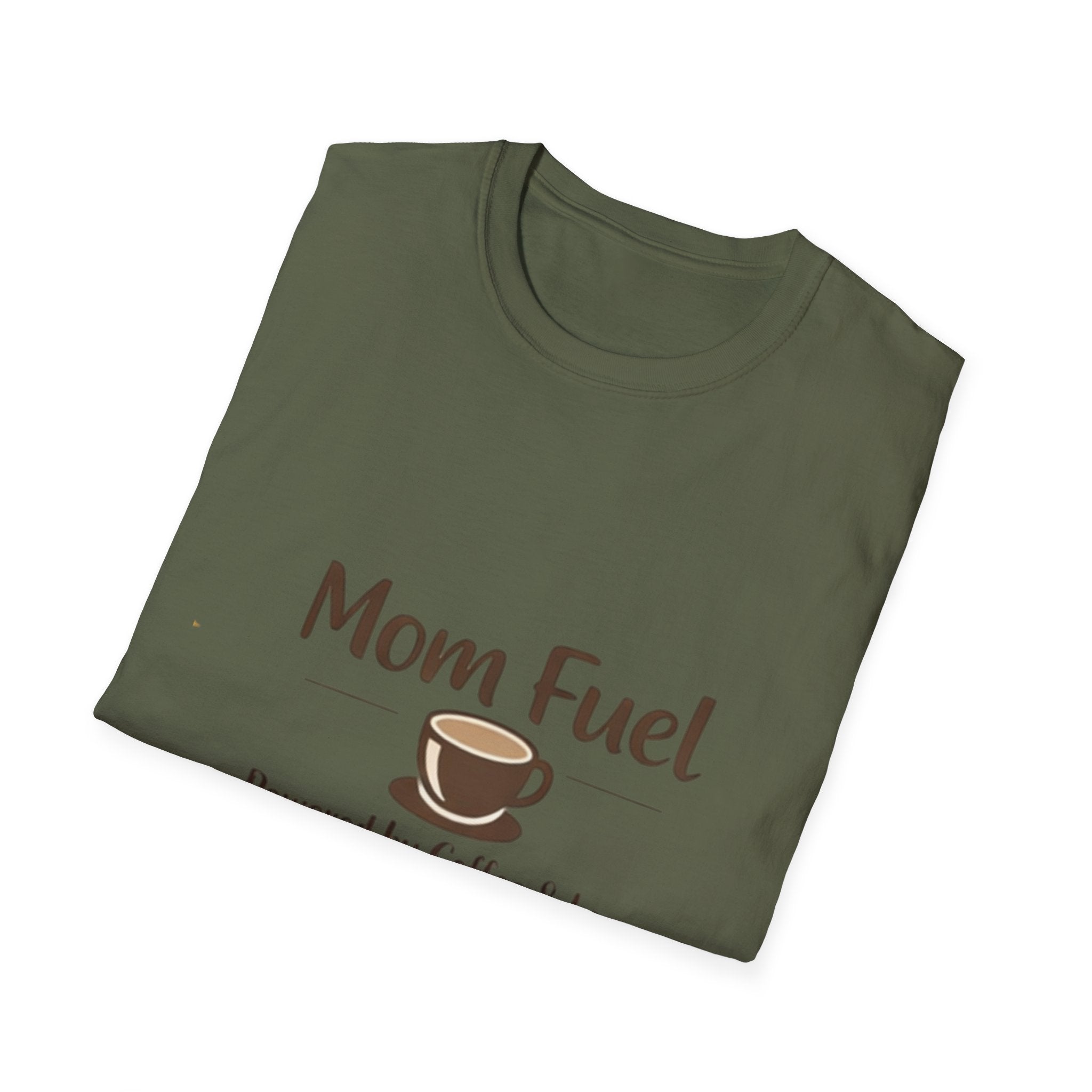 Mom Fuel T-Shirt – "Powered by Coffee & Love" Coffee Mom Tee
