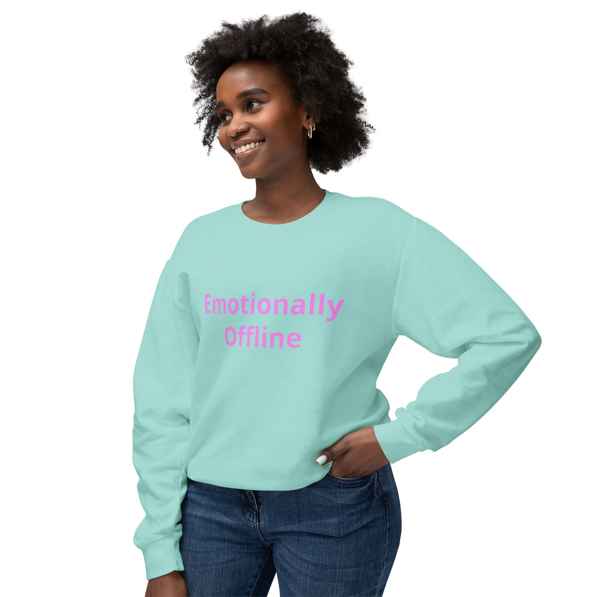 Emotionally Offline Crewneck Sweatshirt