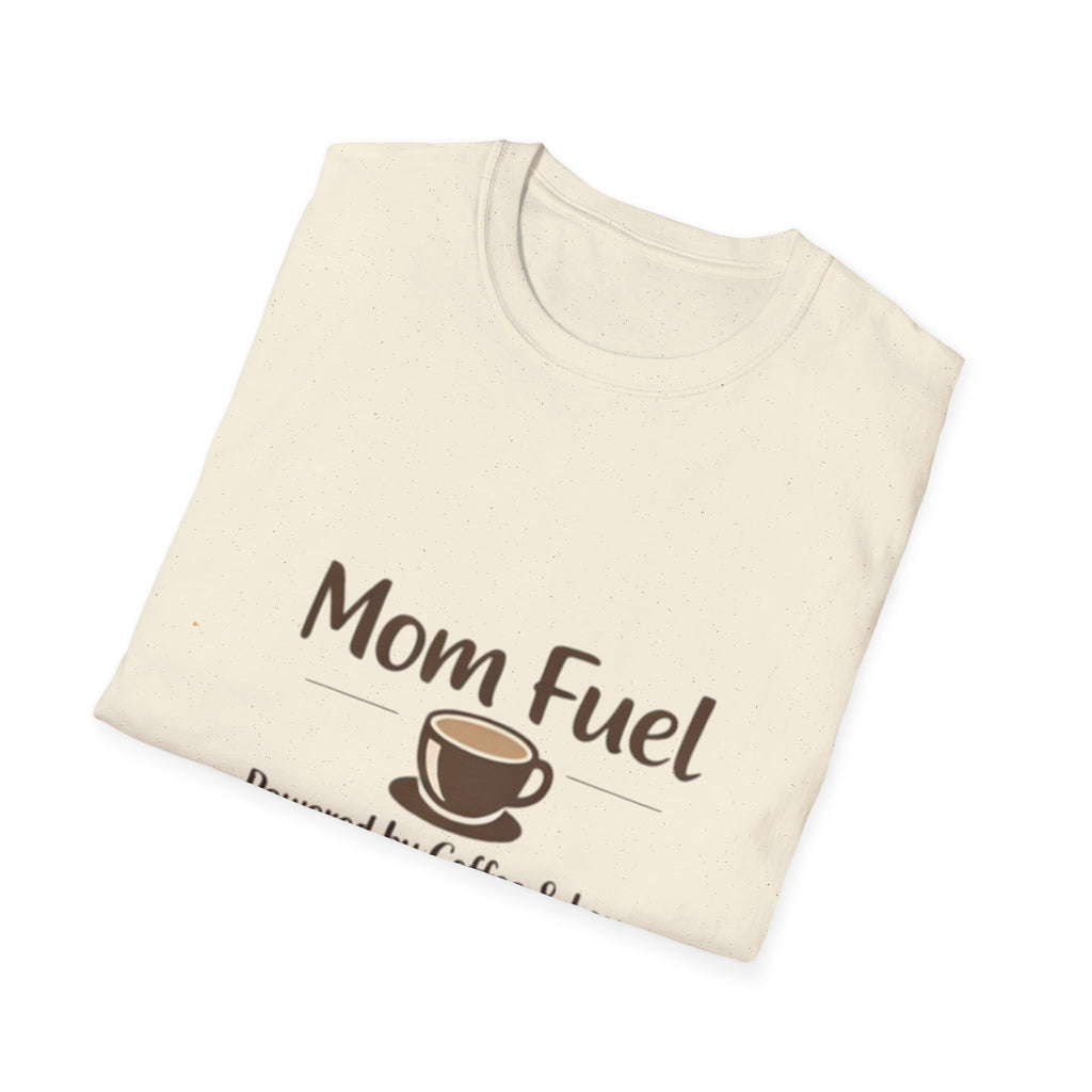 Mom Fuel T-Shirt – "Powered by Coffee & Love" Coffee Mom Tee
