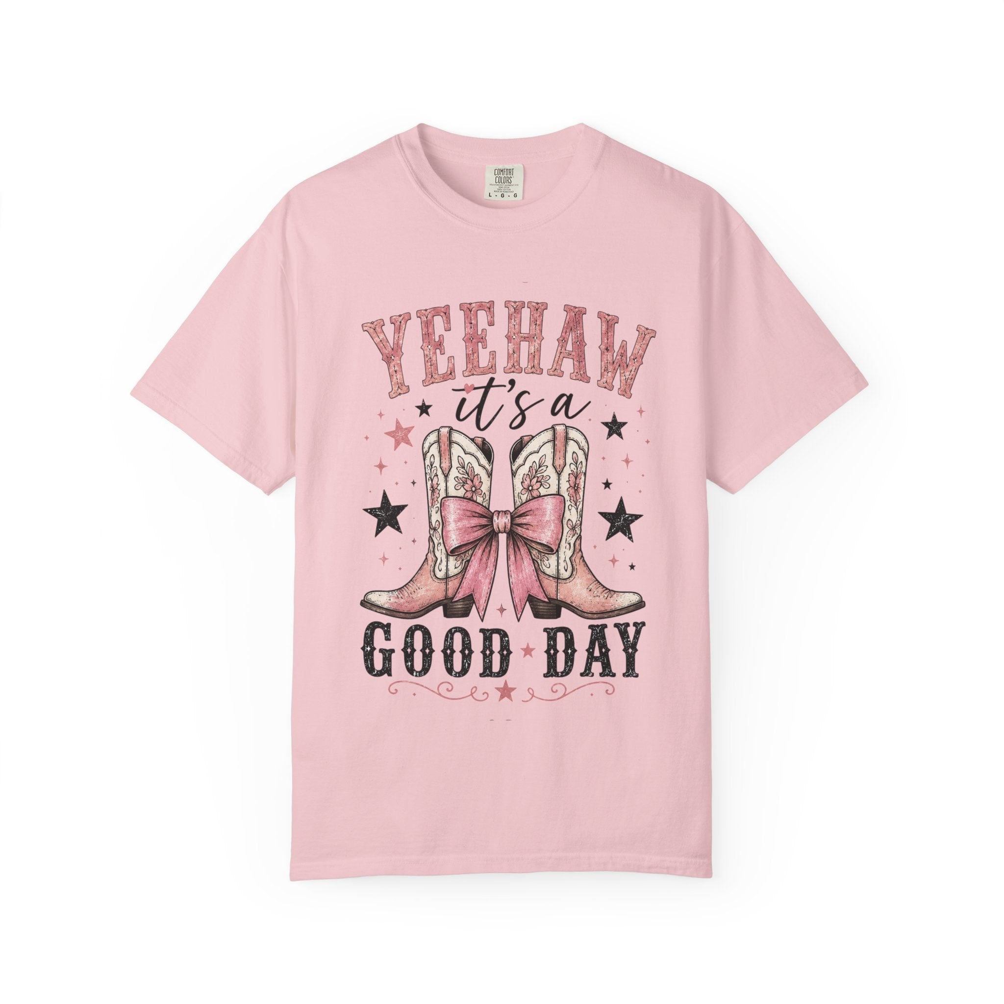 Cowgirl Tee — "Yeehaw It's a Good Day" Graphic T-Shirt