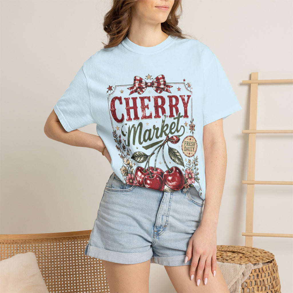 Cherry Market T-Shirt — Sweet Picked Vintage Fruit Graphic Tee