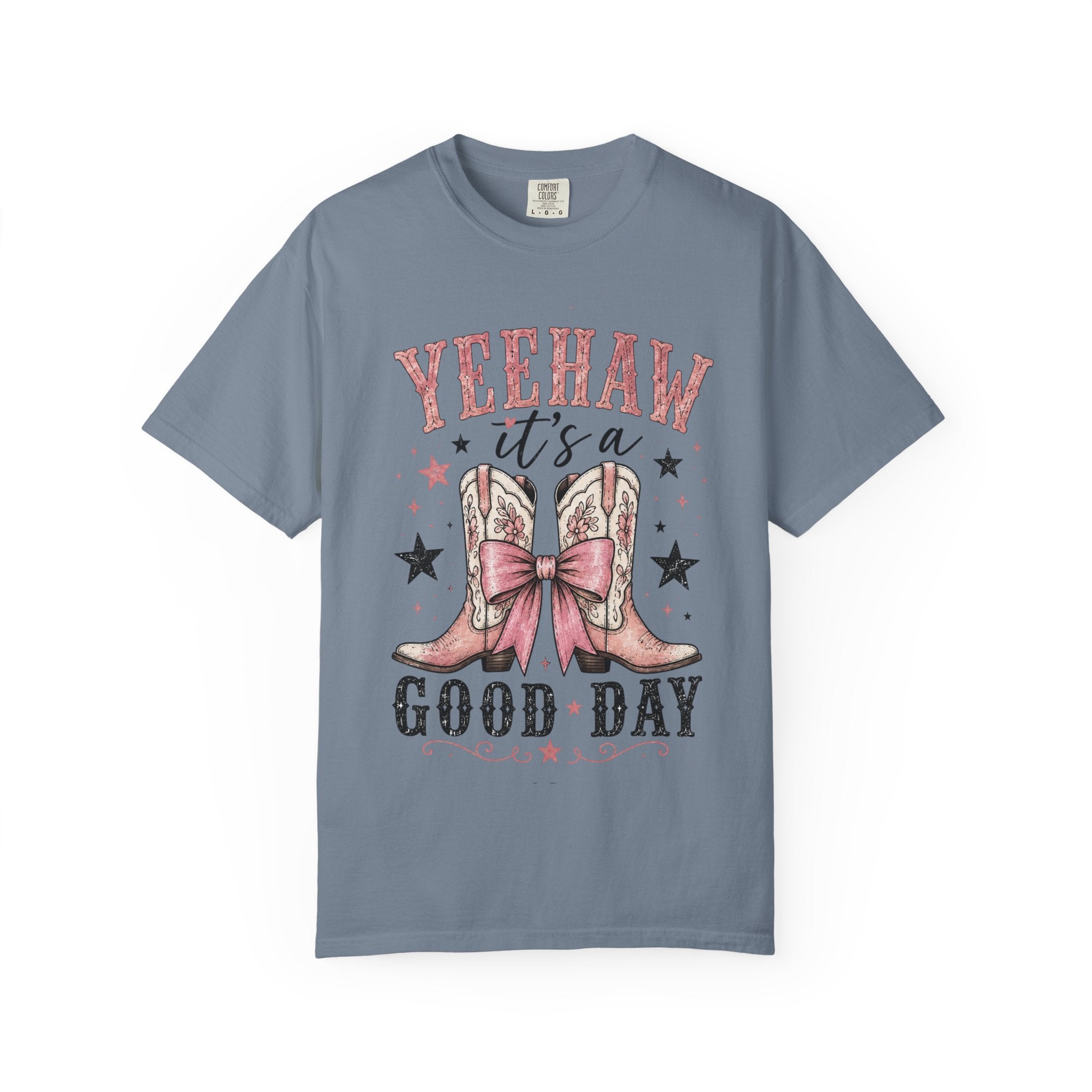 Cowgirl Tee — "Yeehaw It's a Good Day" Graphic T-Shirt
