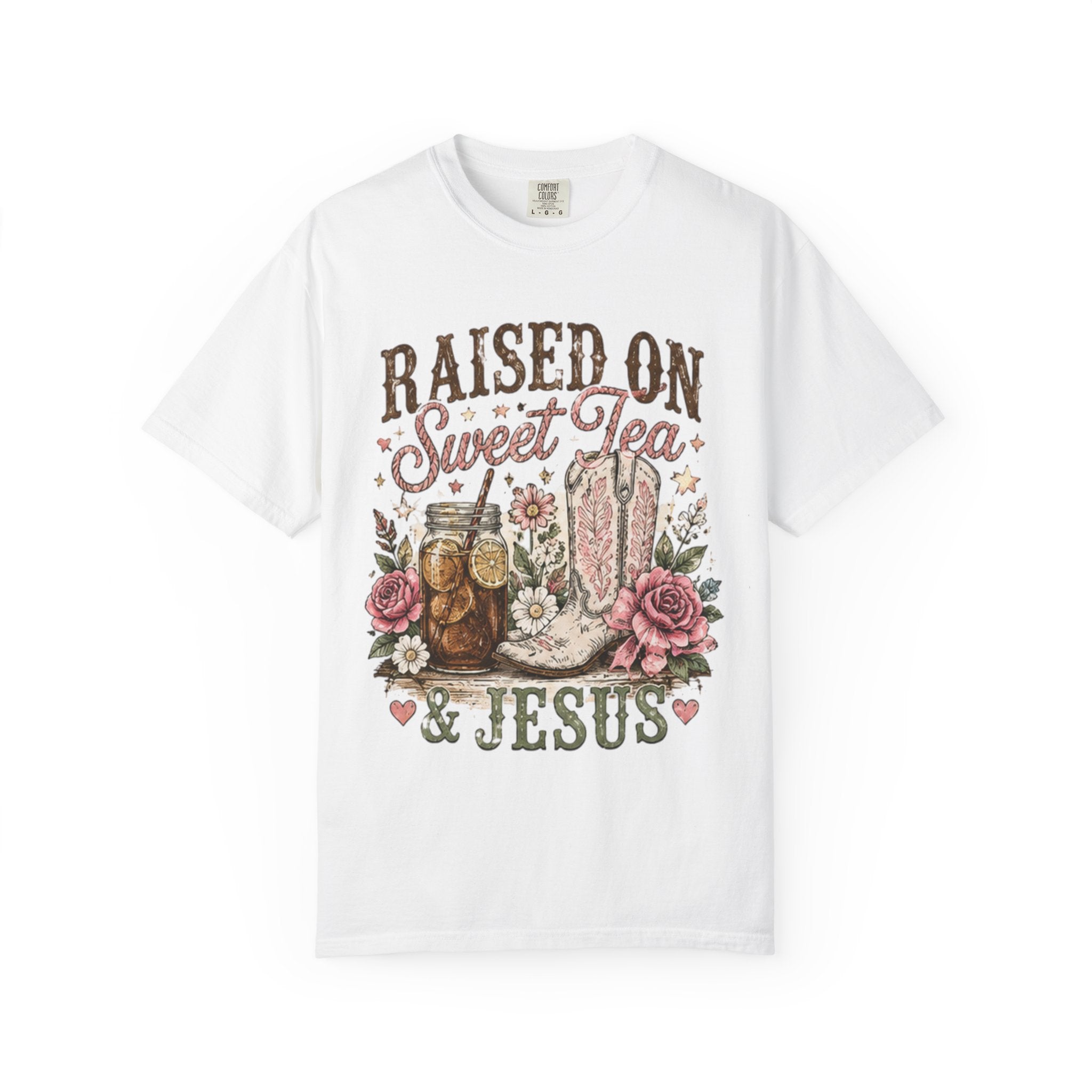 Raised on Sweet Tea & Jesus T-Shirt
