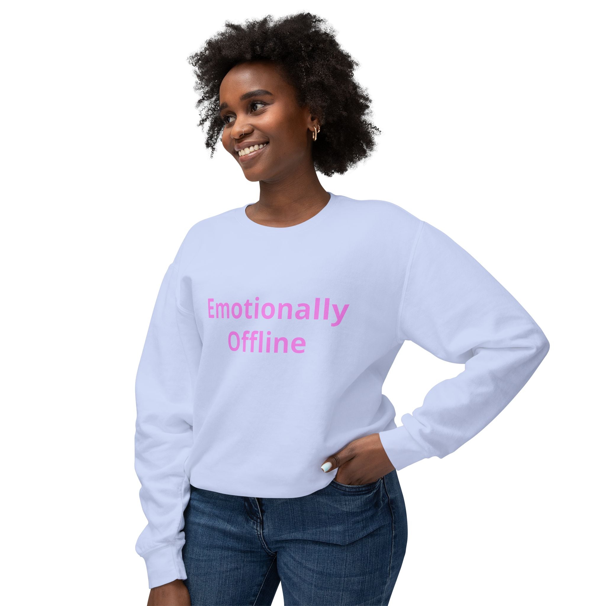 Emotionally Offline Crewneck Sweatshirt