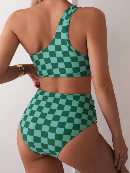 New Fashionable Bikini Split Beach Swimsuit Two-piece Set