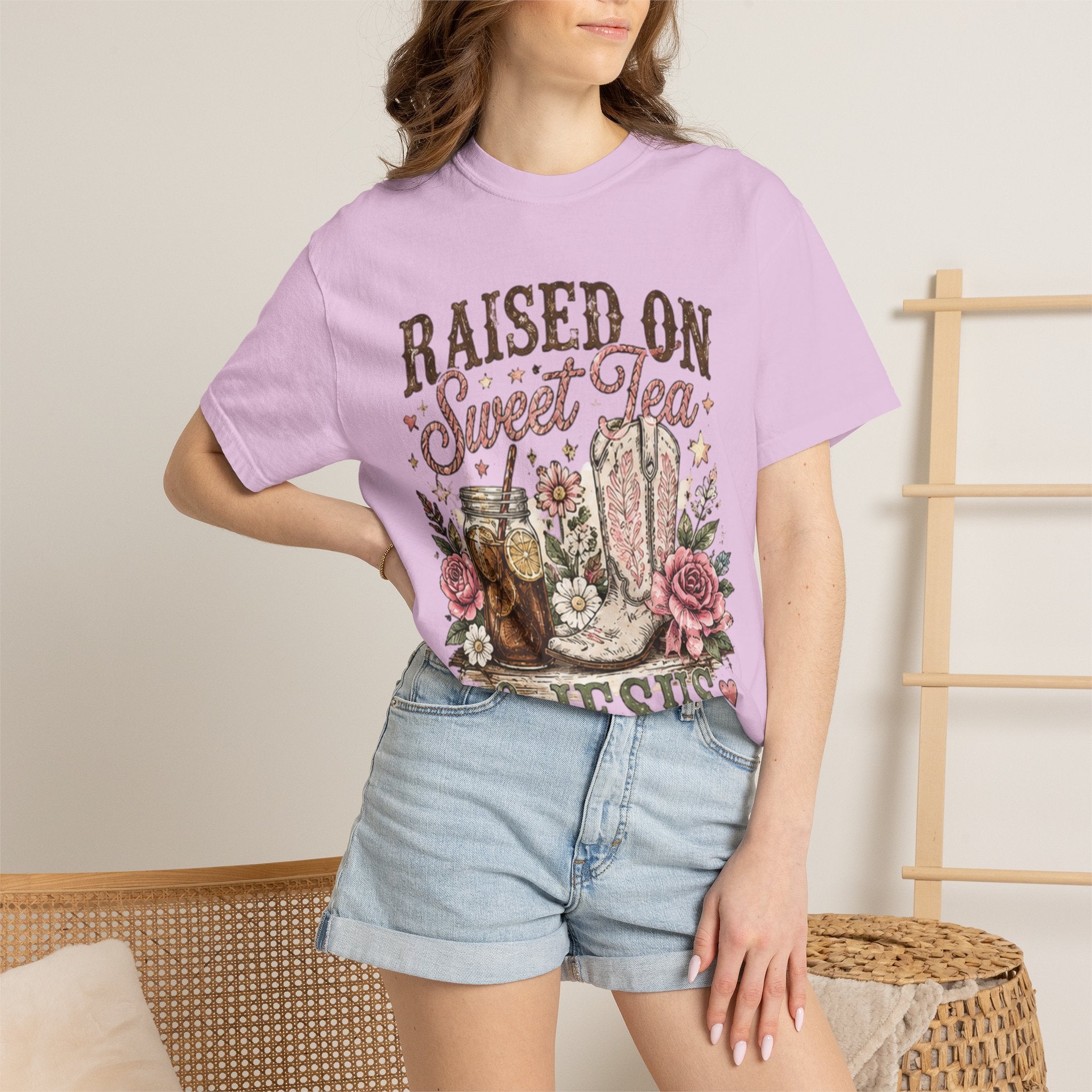 Raised on Sweet Tea & Jesus T-Shirt