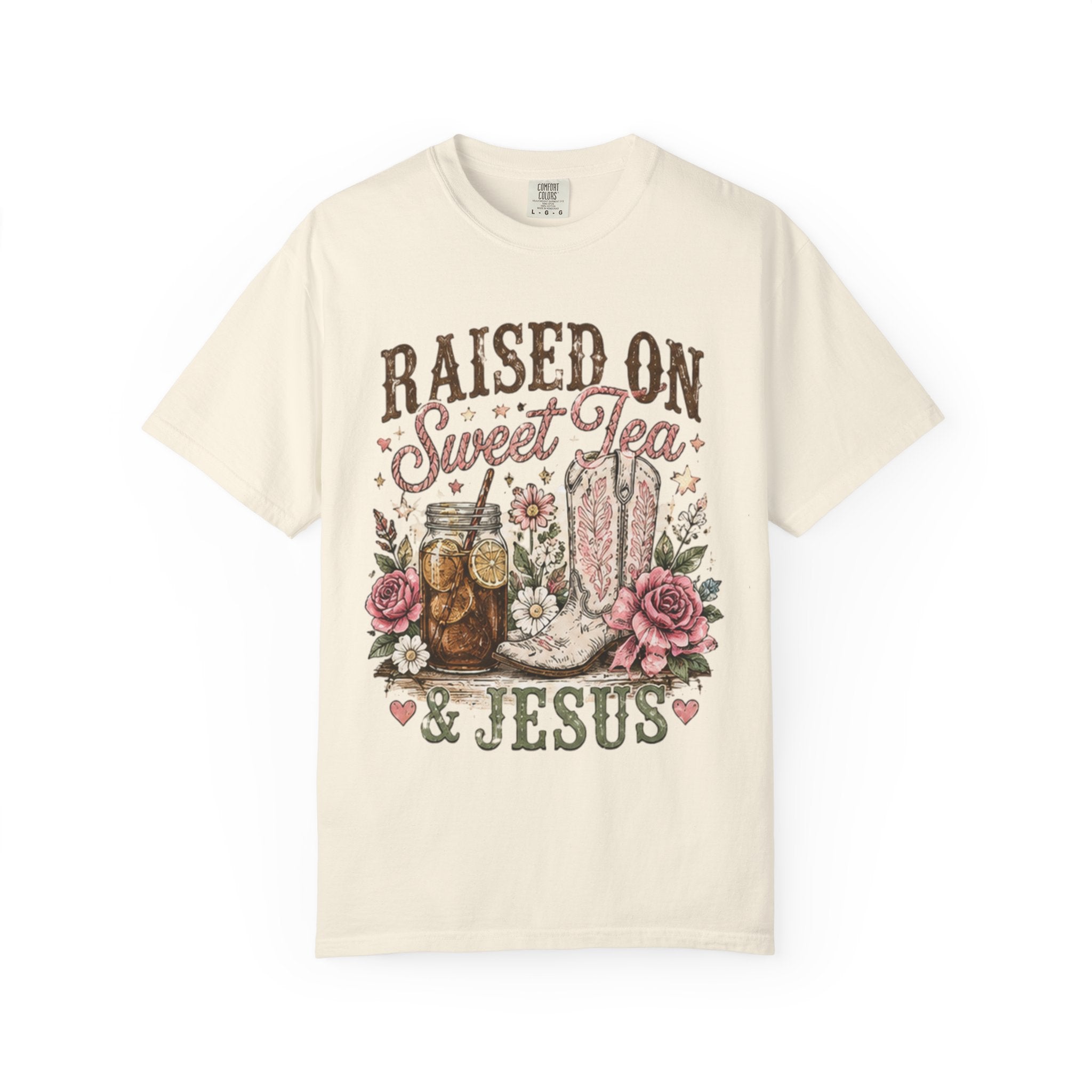 Raised on Sweet Tea & Jesus T-Shirt