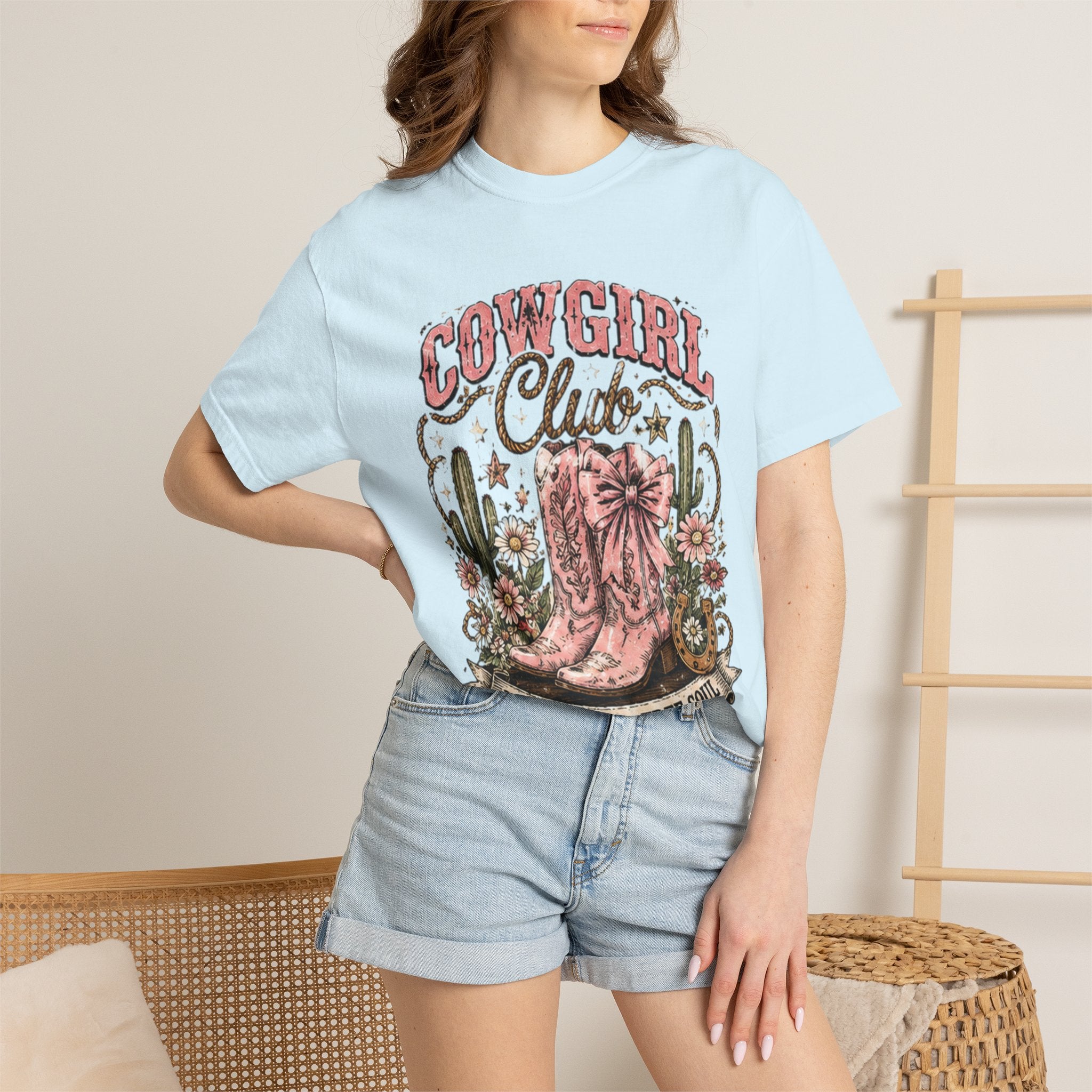 Cowgirl Club T-Shirt – Wild Heart • Free Soul Graphic Tee