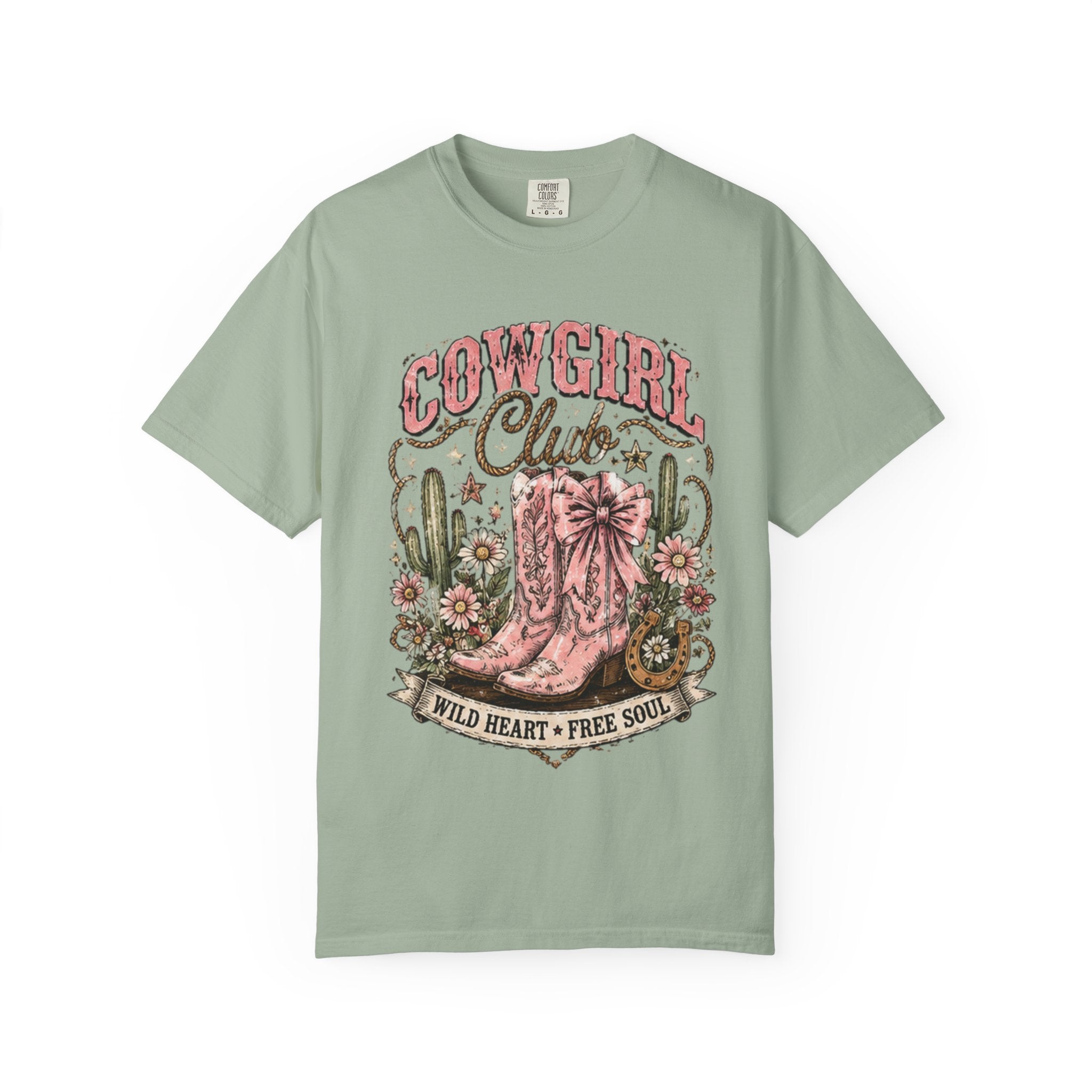 Cowgirl Club T-Shirt – Wild Heart • Free Soul Graphic Tee