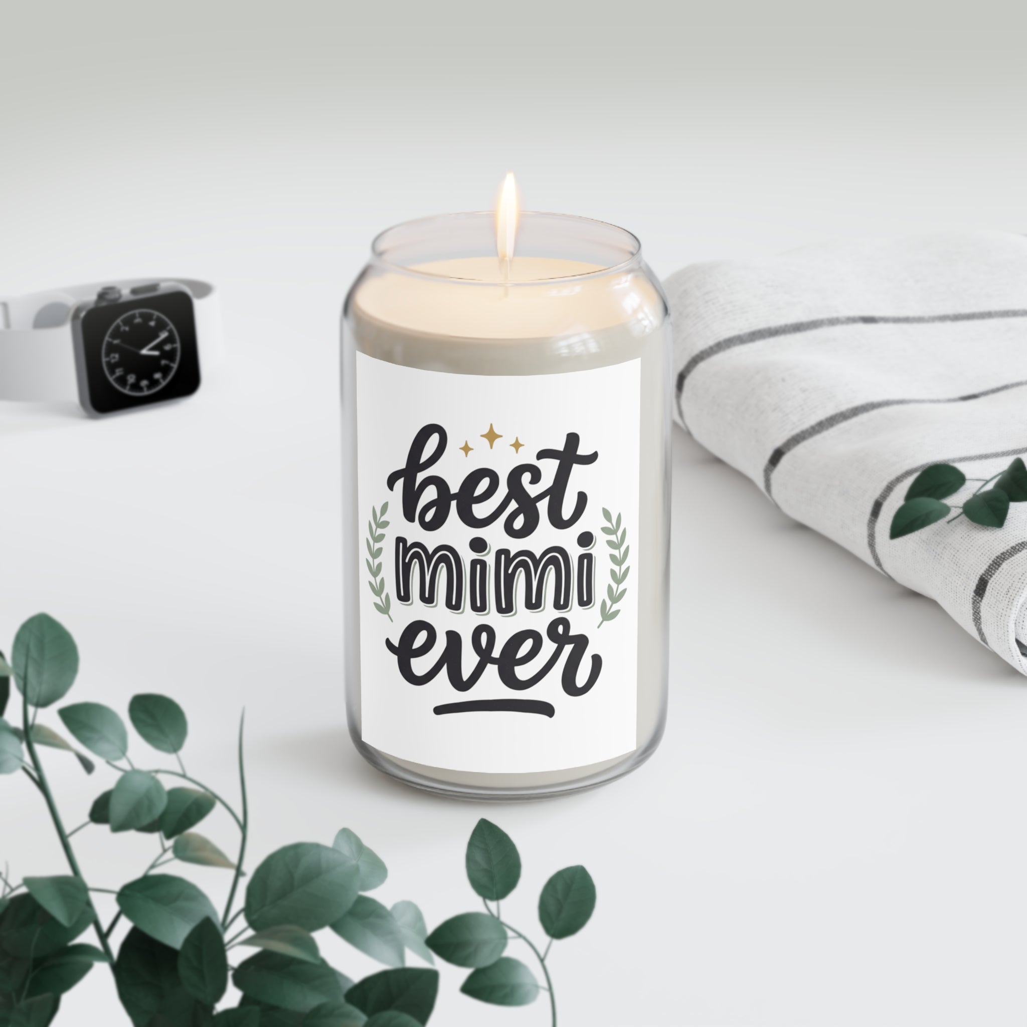 Best Mimi Ever Scented Soy Candle — 13.75 oz Gift for Grandmothers, Mother's Day & Birthdays