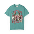 Lucky Girl Club T-Shirt — Vintage Horseshoe Floral Graphic Tee