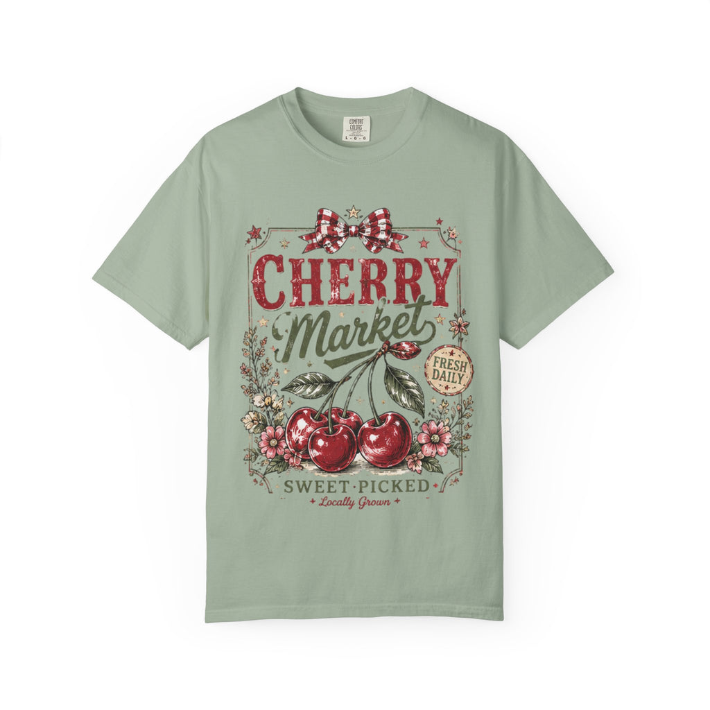 Cherry Market T-Shirt — Sweet Picked Vintage Fruit Graphic Tee