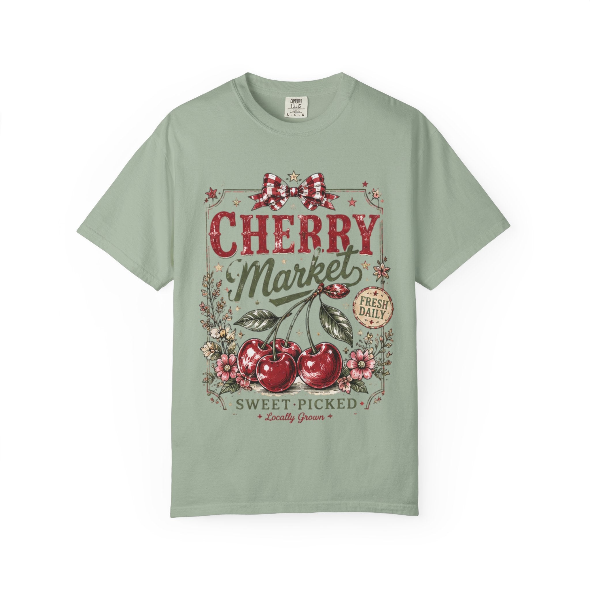 Cherry Market T-Shirt — Sweet Picked Vintage Fruit Graphic Tee