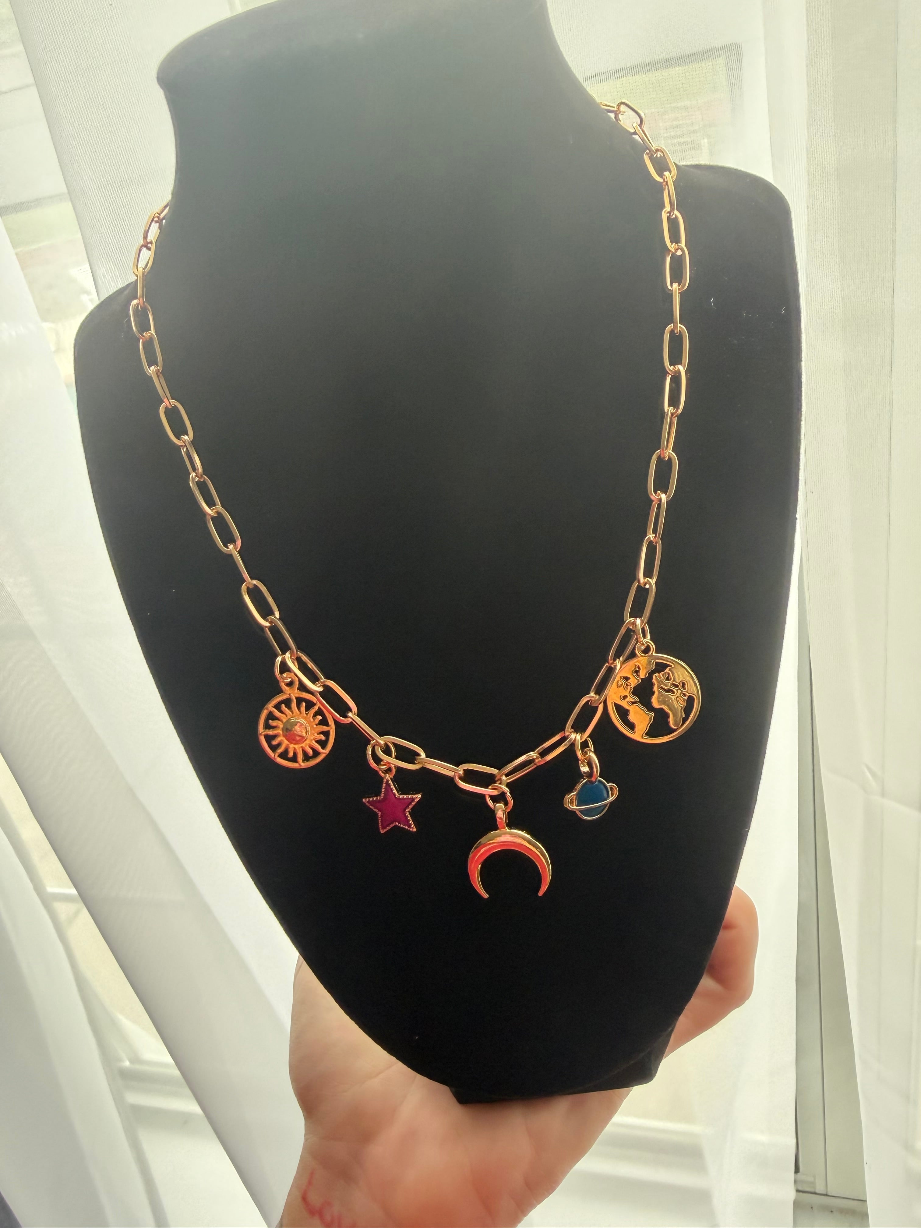 Celestial Dreams Charm Necklace