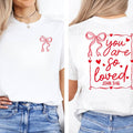 John 3:16 Coquette Bow Tee