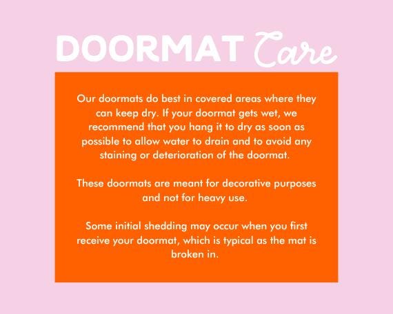 Yay You’re Here Doormat